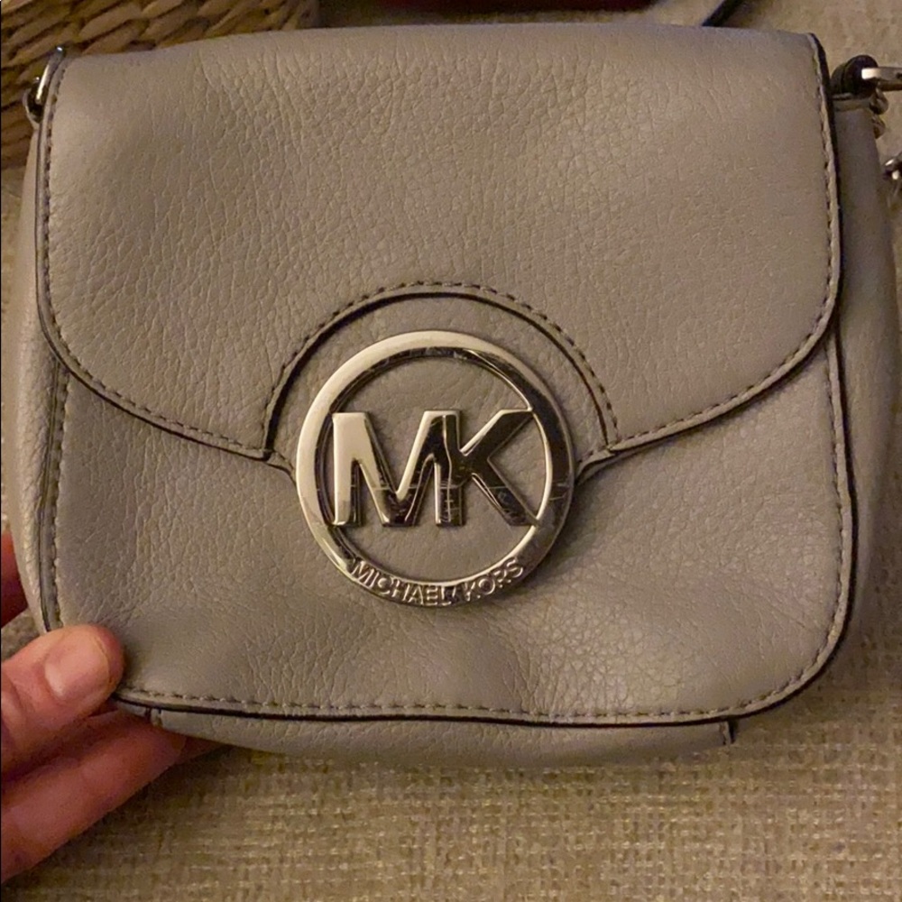 Michael Kors Gray Crossbody Bag